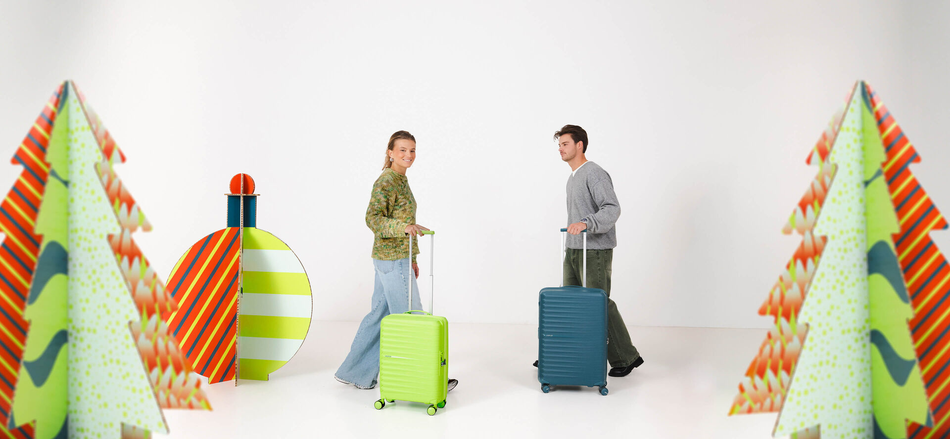 Prettige reis, vrolijke sfeer