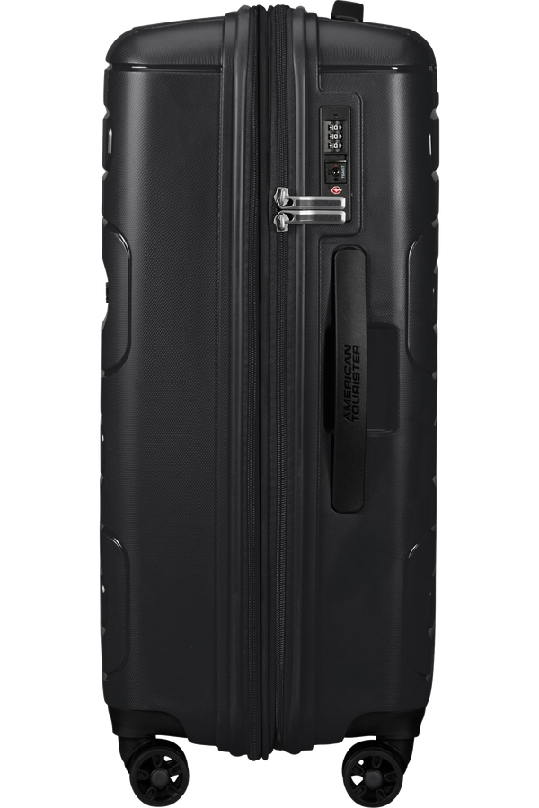 American Tourister Sunside Spinner Expandable 68cm  Zwart American Tourister Sunside Spinner Expandable 68cm  Zwart