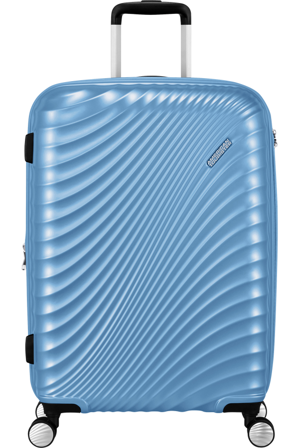 American Tourister Jetglam Spinner TSA Expandable 67cm  Metallic Powder Blue