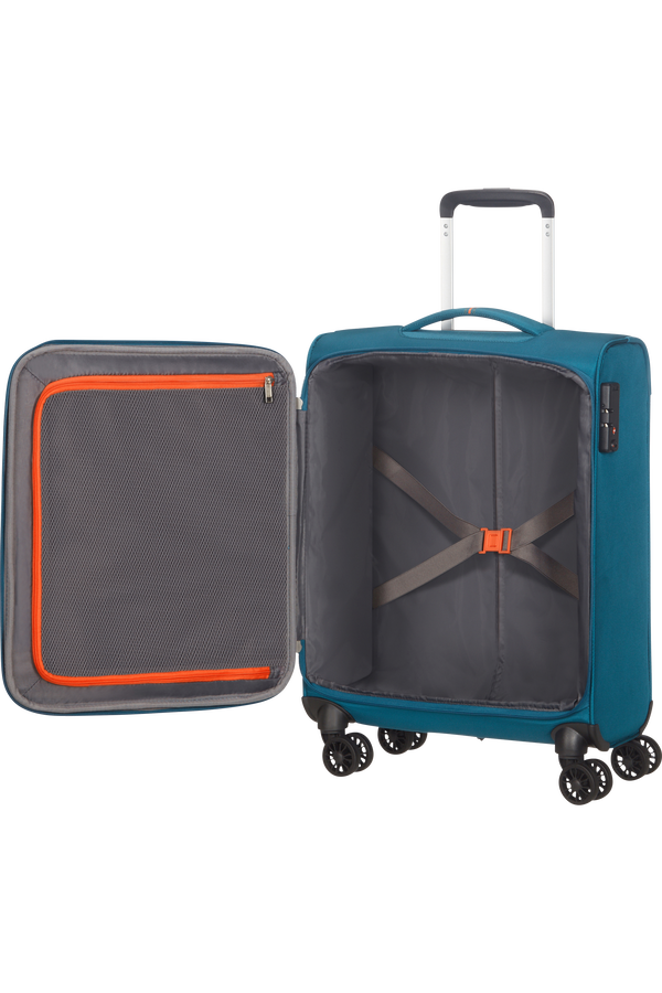 American Tourister Crosstrack Spinner 55cm  Navy/Orange
