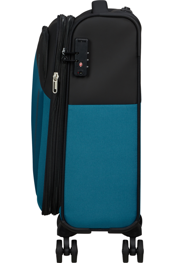 American Tourister Daring Dash Spinner Expandable TSA S  Black/Blue American Tourister Daring Dash Spinner Expandable TSA S  Black/Blue