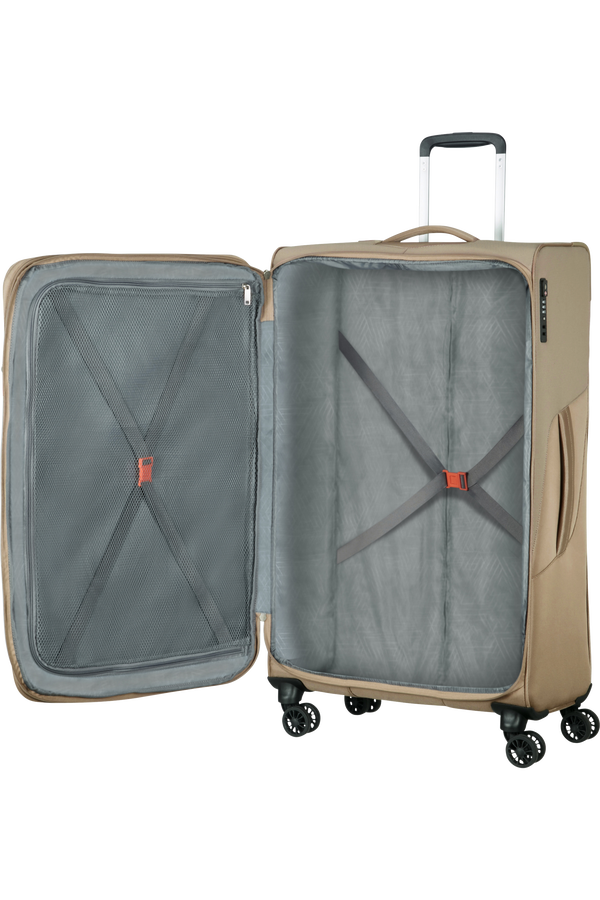 American Tourister Summerfunk Spinner Exp TSA 79cm  Beige American Tourister Summerfunk Spinner Exp TSA 79cm  Beige