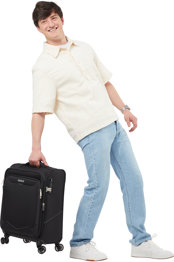 American Tourister SummerRide Spinner S EXP TSA 55cm Zwart