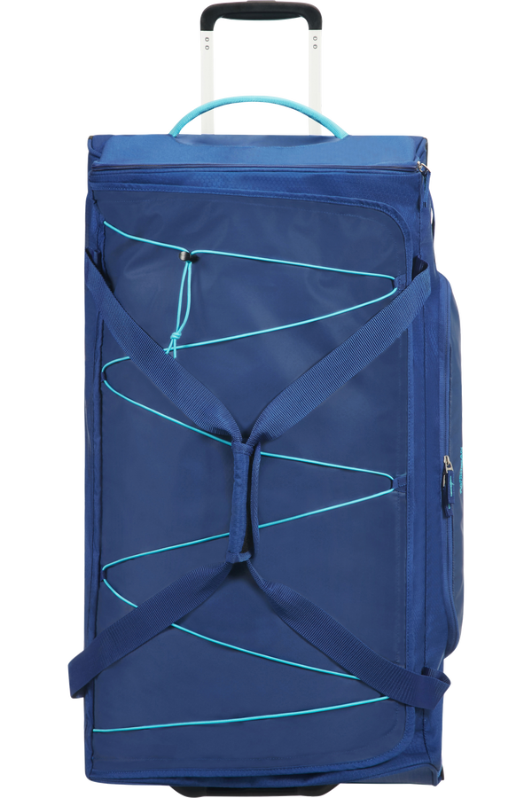 American Tourister Road Quest Duffle with Wheels L  Deep Water Blue