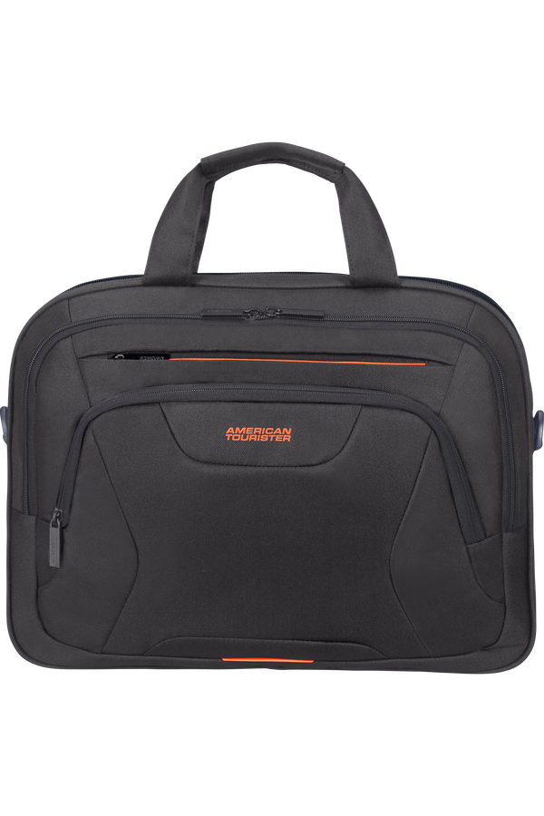 American Tourister At Work Laptop Bag  15.6inch Black/Orange