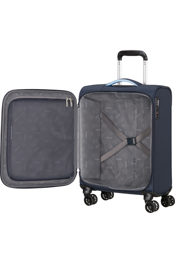 American Tourister Cloudrider Spinner TSA S  Sky Navy