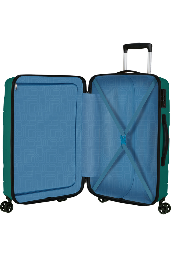 Jetdriver 3.0 67cm Koffer (4 wielen) | American Tourister Jetdriver 3.0 Spinner 67/24 TSA 67cm  Sporty Teal