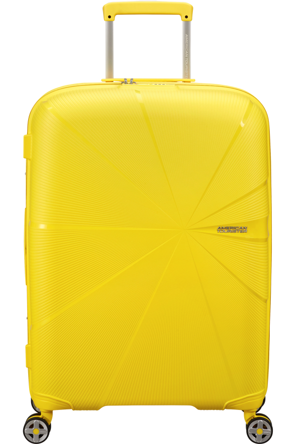 American Tourister StarVibe Spinner Expandable TSA 67cm Electric Lemon