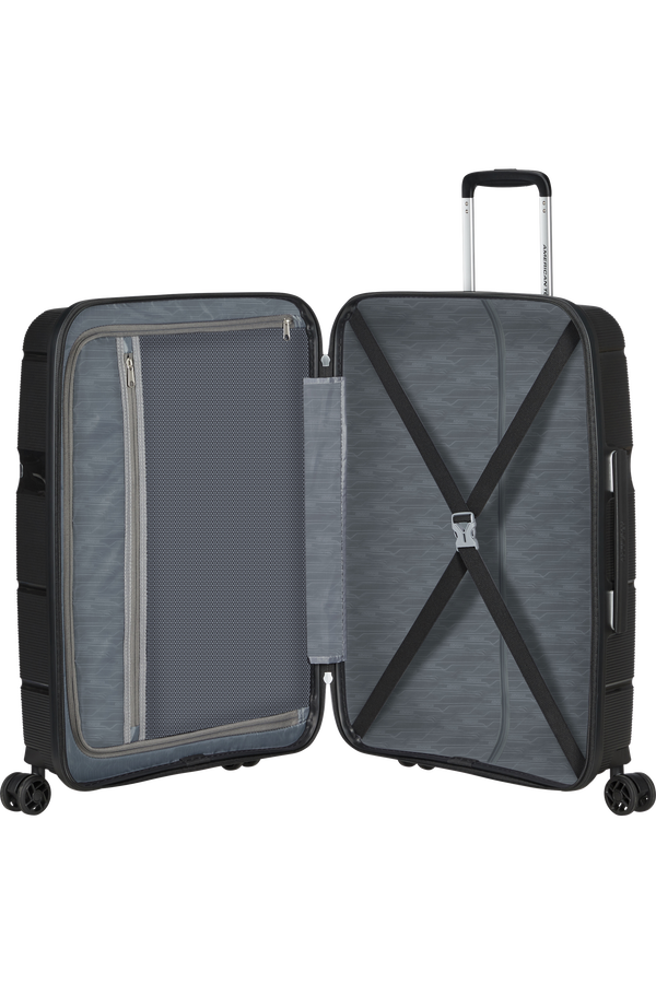 American Tourister Linex Spinner 66cm  Vivid Black American Tourister Linex Spinner 66cm  Vivid Black