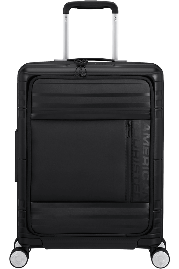 American Tourister Hello Cabin Spinner TSA Coated 55cm  Onyx Black