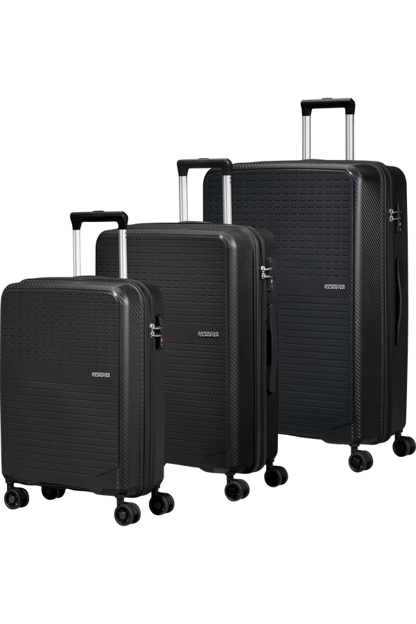 American Tourister Summer Hit Luggage set - 3 Pieces  Zwart
