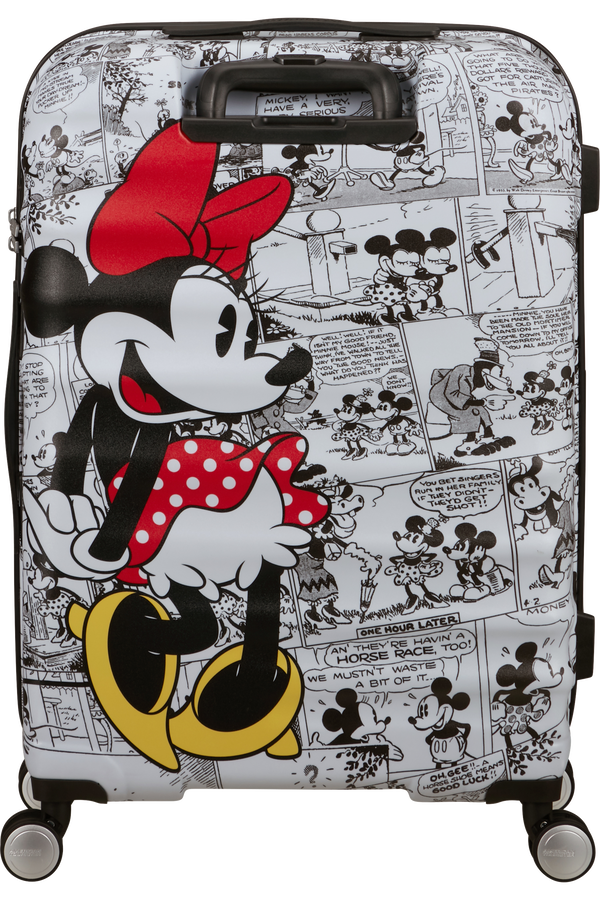 American Tourister Disney Wavebreaker Spinner TSA Disney Fl 67cm  Minnie Comics White