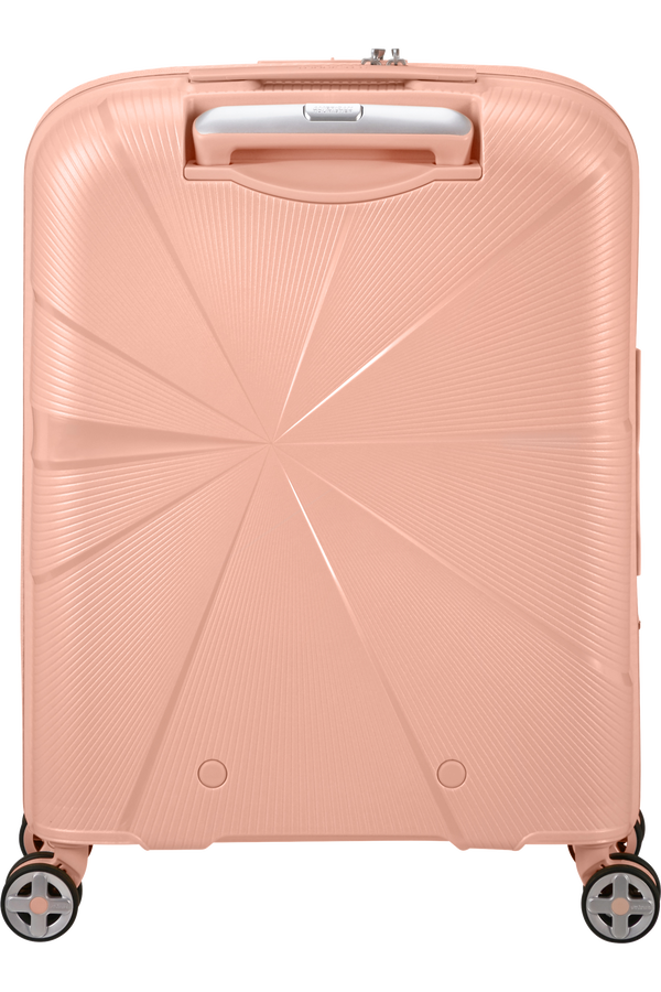 American Tourister StarVibe Spinner Expandable TSA 55cm  Metallic Peach
