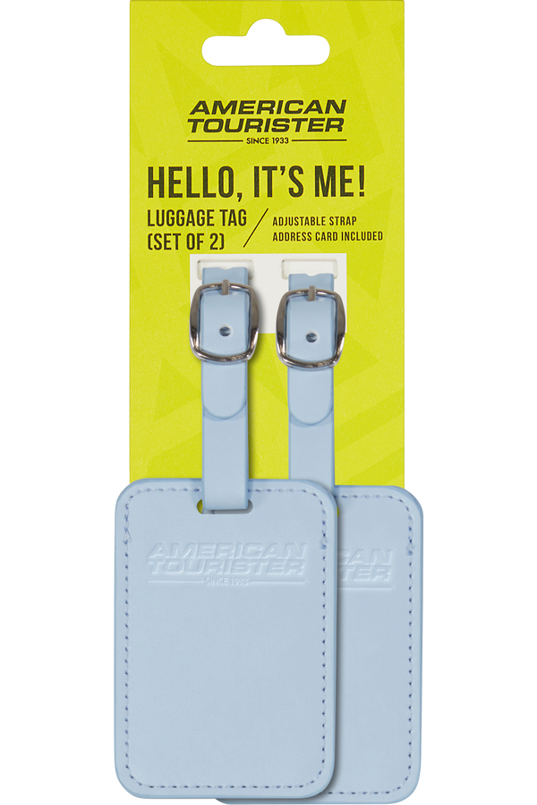 American Tourister American Tourist. Ta Luggage Tag X2  Neptune Blue