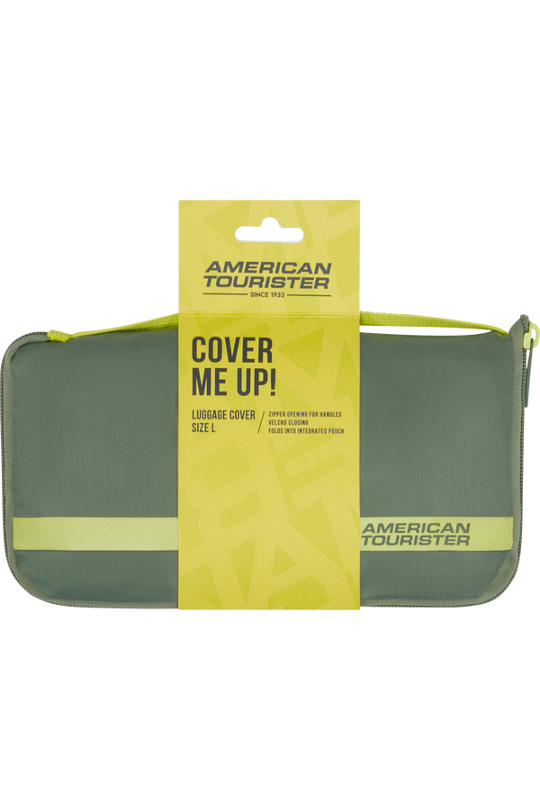 American Tourister American Tourist. Ta Foldable Luggage Cover L  Olive/Lime