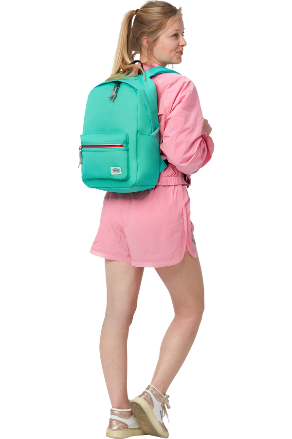 American Tourister UpBeat Backpack Zip  Aqua Green American Tourister UpBeat Backpack Zip  Aqua Green