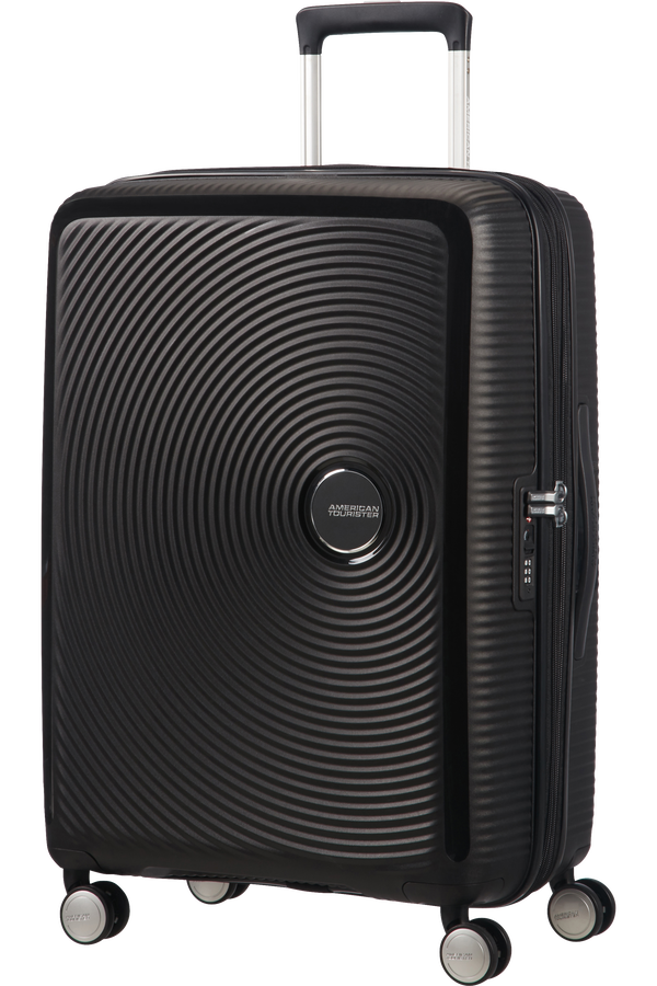 American Tourister Soundbox Spinner uitbreidbaar 67cm Bass Black American Tourister Soundbox Spinner uitbreidbaar 67cm Bass Black