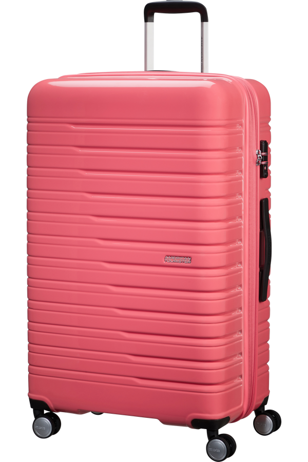 American Tourister Flashline Pop Spinner Exp TSA 78cm  Coral Pink American Tourister Flashline Pop Spinner Exp TSA 78cm  Coral Pink