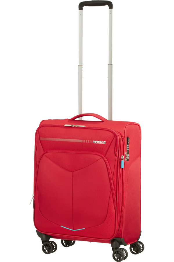 American Tourister Summerfunk Spinner Exp TSA 55cm  Rood American Tourister Summerfunk Spinner Exp TSA 55cm  Rood