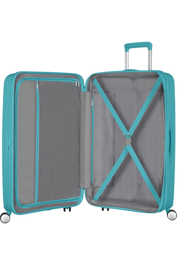 American Tourister Soundbox Spinner Expandable 67cm  Turquoise Tonic