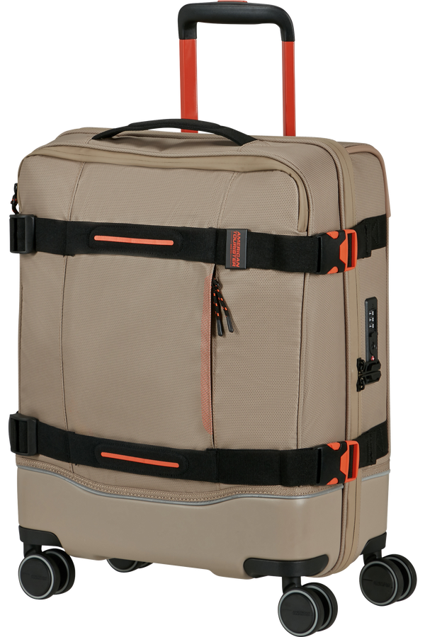 American Tourister Urban Track Spinner S TSA Coated 55cm  Beige/Orange American Tourister Urban Track Spinner S TSA Coated 55cm  Beige/Orange