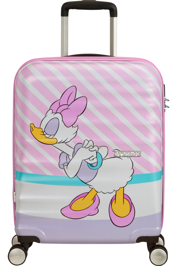 American Tourister Wavebreaker Disney Spinner 55cm  Daisy Pink Kiss