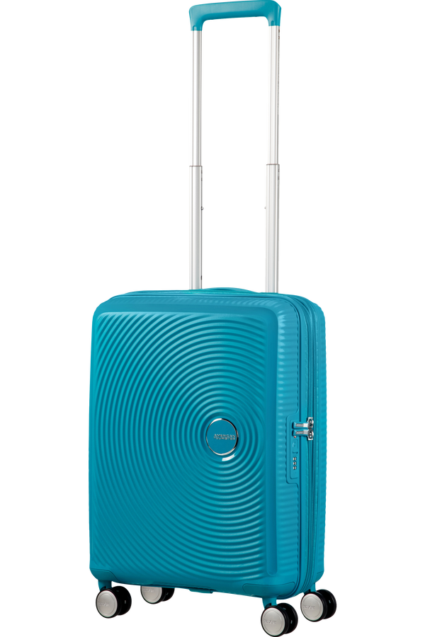 American Tourister Soundbox Spinner uitbreidbaar 55cm Summer Blue