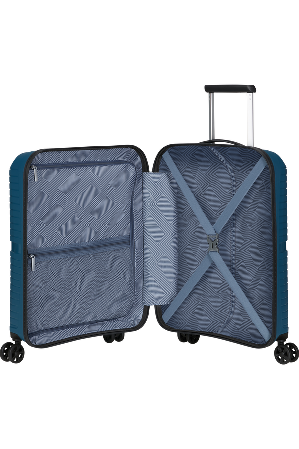 American Tourister Airconic Spinner Frontloader 15.6' 55cm  Teal Blue/Green