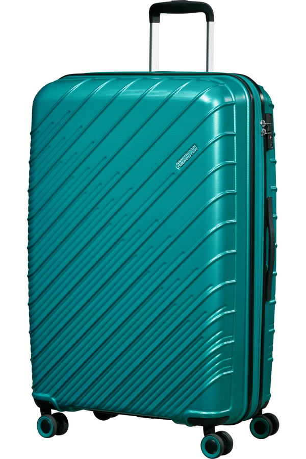American Tourister Speedstar Spinner 77/28 Exp Tsa  Deep Turquoise