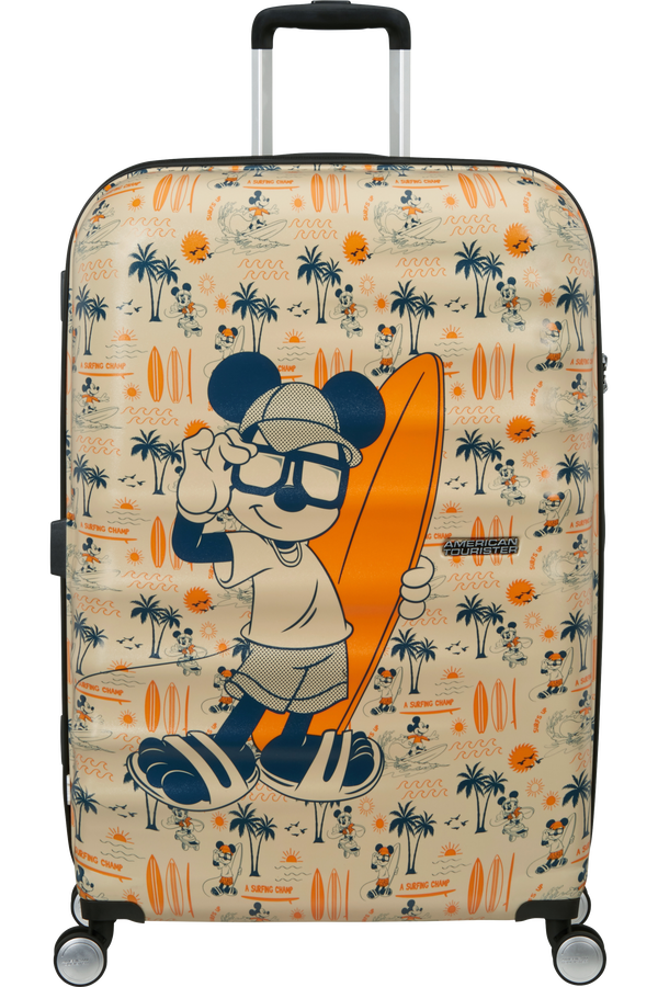 American Tourister Disney Wavebreaker Spinner TSA Disney Fl 77cm  Mickey Super Surfer