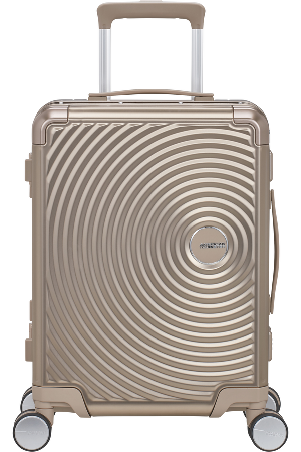 American Tourister Soundbox Alu Spinner TSA 55cm Brons
