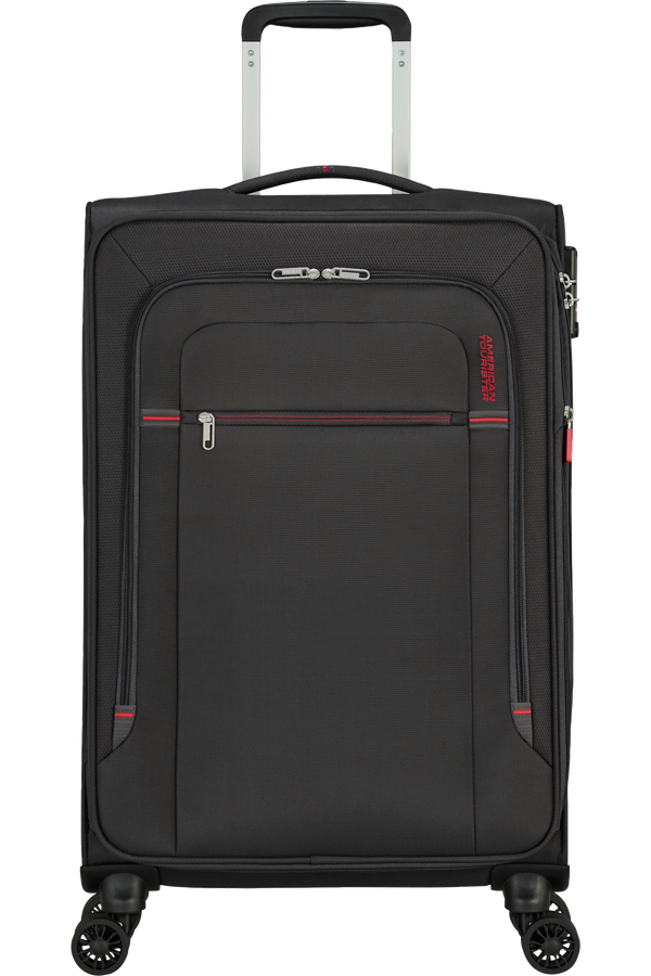 American Tourister Crosstrack Spinner Expandable 67cm  Grey/Red