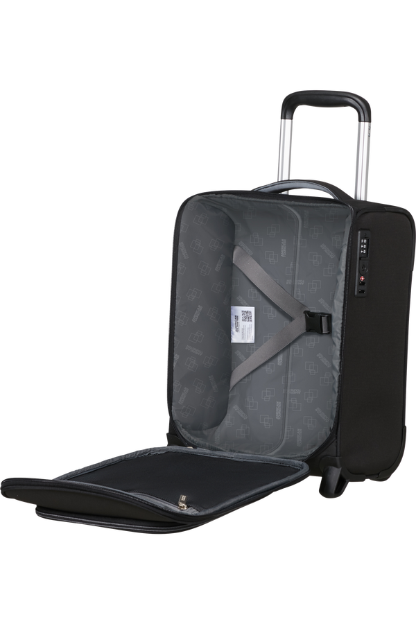 Cloudrider S/M Koffer (2 wielen) | American Tourister Cloudrider Upright Underseater Tsa  Jet Black