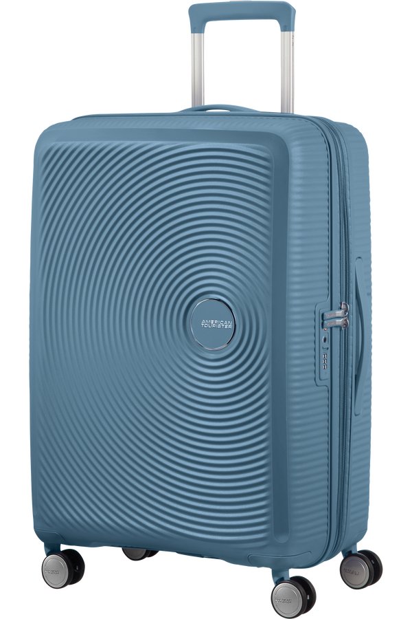 American Tourister Soundbox Spinner Expandable 67cm  Stone Blue American Tourister Soundbox Spinner Expandable 67cm  Stone Blue