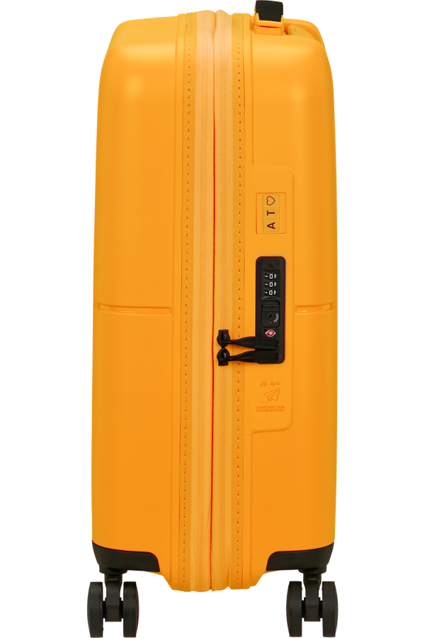 American Tourister DashPop Spinner Expandable TSA 55cm Golden Yellow