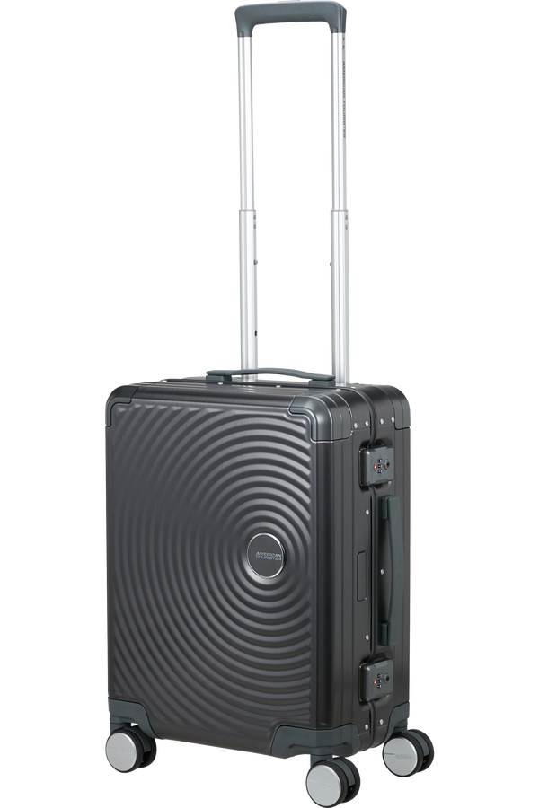 American Tourister Soundbox Alu Spinner TSA 55cm  Brushed Anthracite