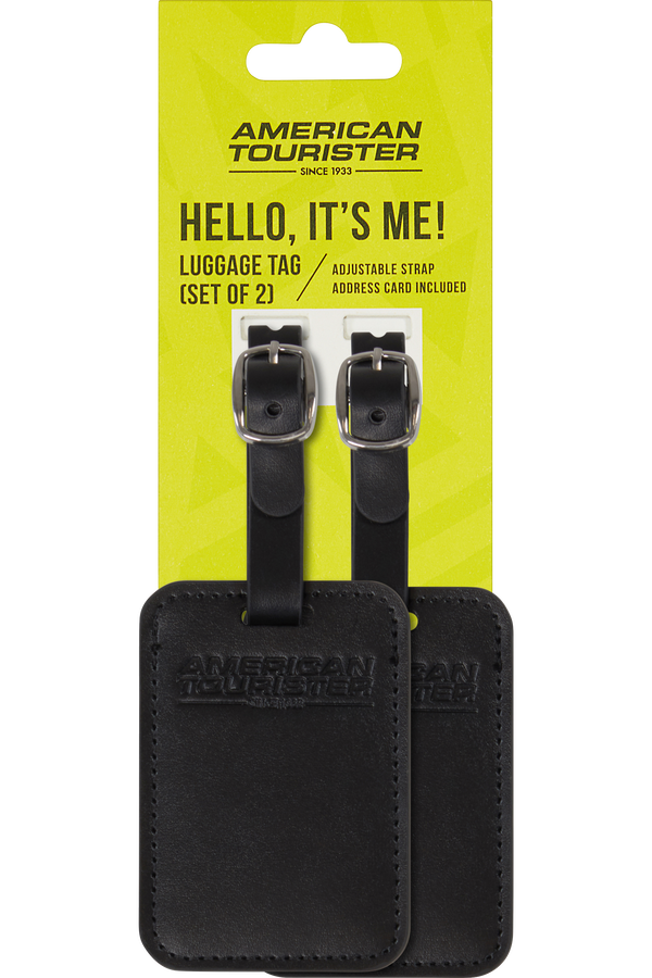 American Tourister American Tourist. Ta Luggage Tag X2  Zwart