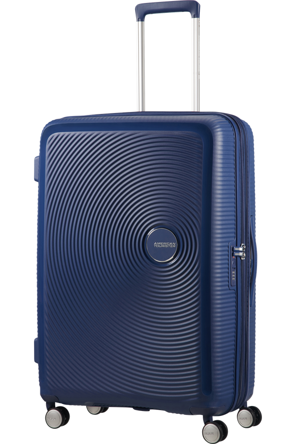 American Tourister Soundbox Spinner uitbreidbaar 77cm Midnight Navy American Tourister Soundbox Spinner uitbreidbaar 77cm Midnight Navy