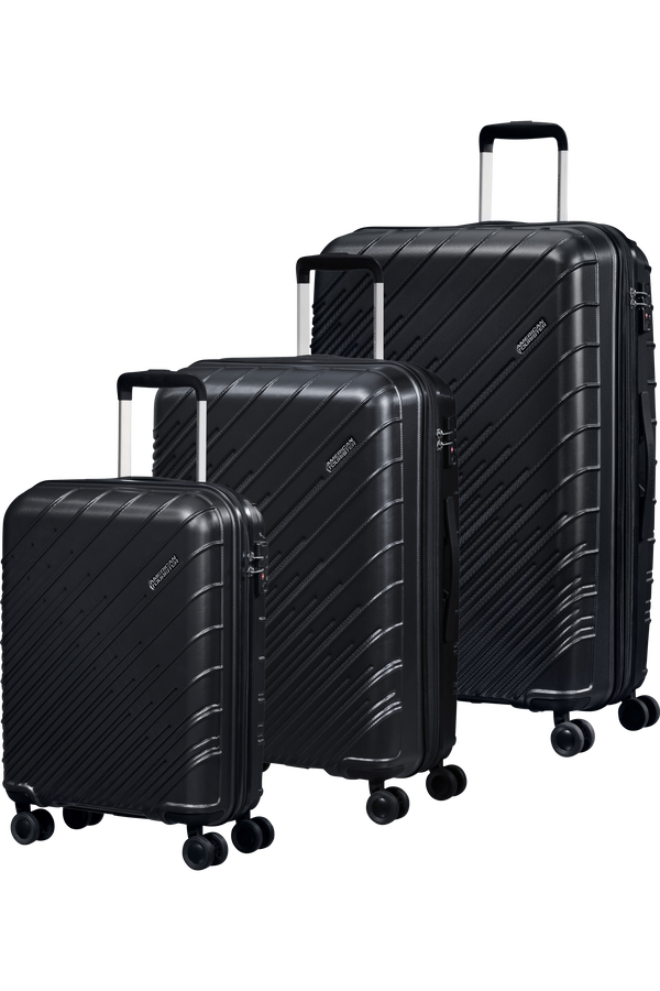 American Tourister Speedstar 3 PC SET A  Zwart