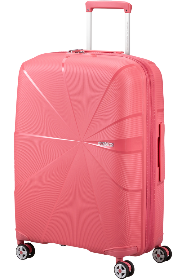 American Tourister StarVibe Spinner Expandable TSA 67cm Sun Kissed Coral American Tourister StarVibe Spinner Expandable TSA 67cm Sun Kissed Coral