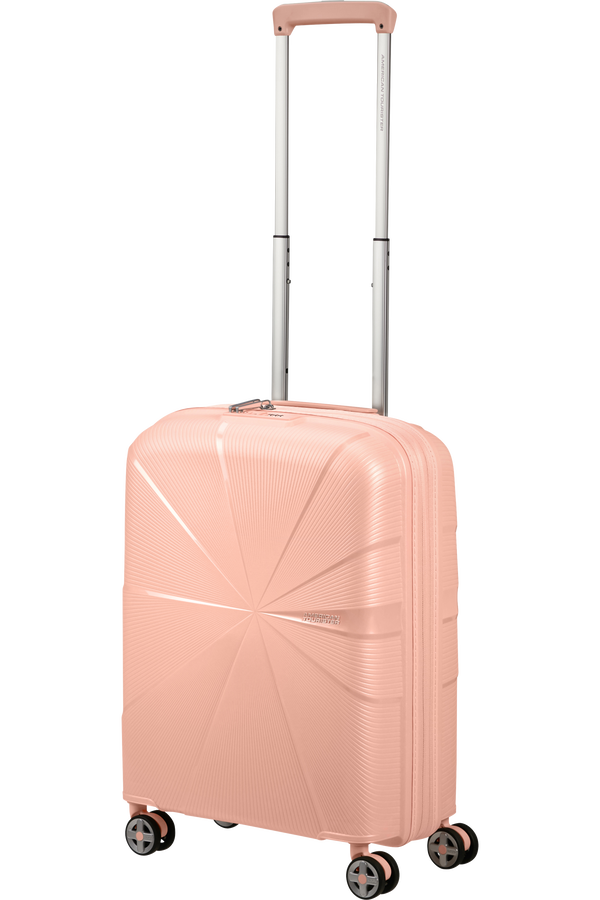 American Tourister StarVibe Spinner Expandable TSA 55cm  Metallic Peach American Tourister StarVibe Spinner Expandable TSA 55cm  Metallic Peach