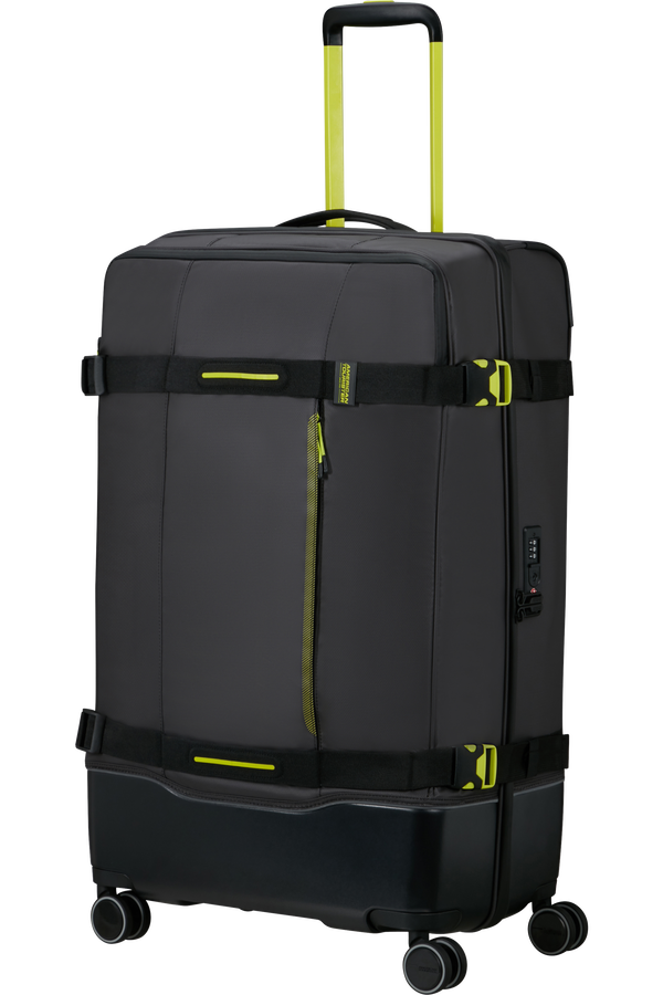 American Tourister Urban Track Spinner L TSA Coated 79cm  Black/Lime American Tourister Urban Track Spinner L TSA Coated 79cm  Black/Lime