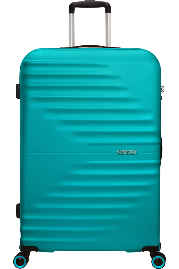 American Tourister Wavetwister Spinner TSA 77cm  Aqua Turquoise
