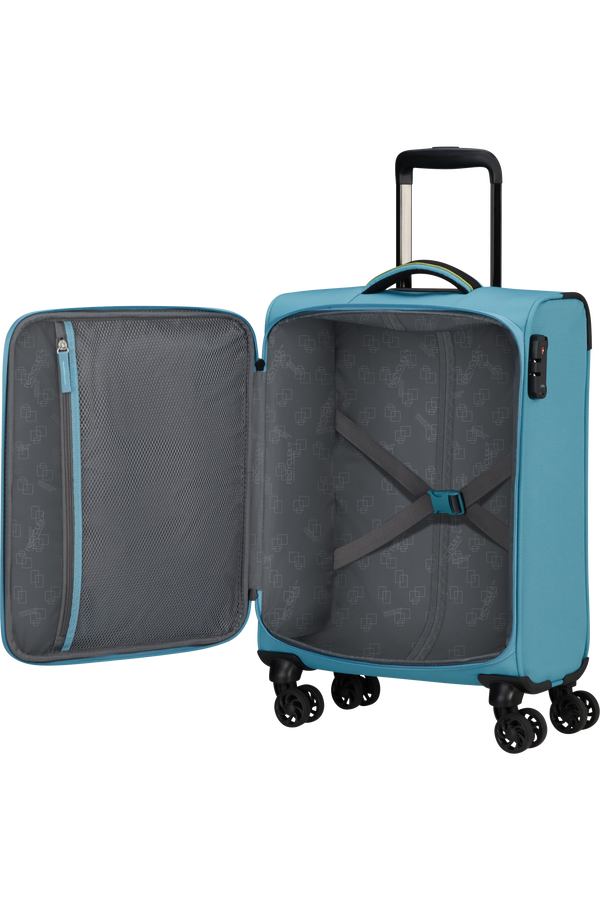 American Tourister Take2cabin Spinner Tsa 55cm  Breeze Blue