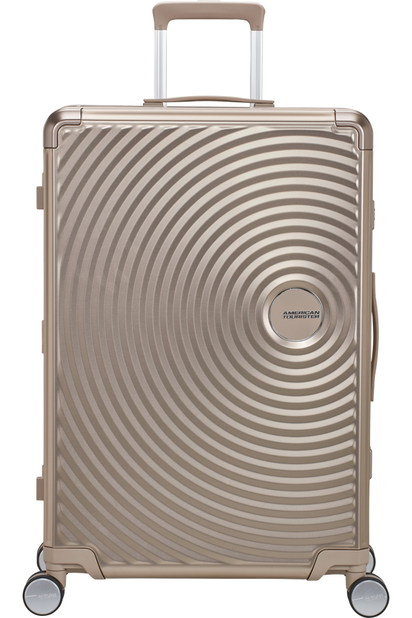 American Tourister Soundbox Alu Spinner TSA 77cm Brons