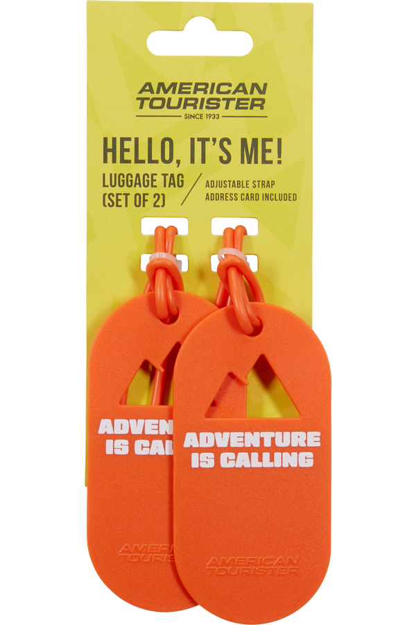 Fun Tags Bagagelabel &ndash; Set van 2 stuks | American Tourister American Tourist. Ta Luggage Tag X2 Fun  Adventure Is Calling