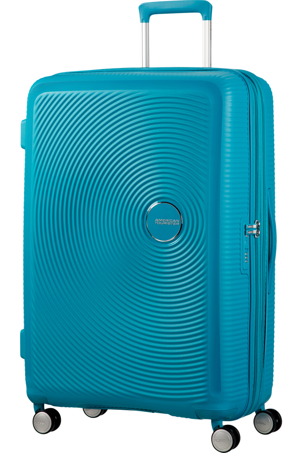 American Tourister Soundbox Spinner uitbreidbaar 77cm Summer Blue