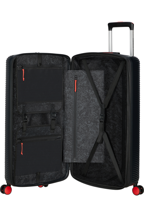 American Tourister Rollio Spinner 75cm  Black/Red American Tourister Rollio Spinner 75cm  Black/Red