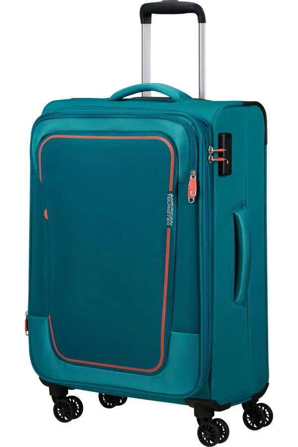 American Tourister Pulsonic Spinner Expandable 68cm  Stone Teal American Tourister Pulsonic Spinner Expandable 68cm  Stone Teal