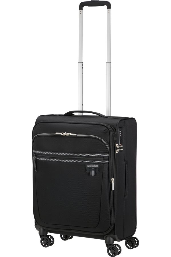 American Tourister Aerospin Spinner Expandable S  Zwart